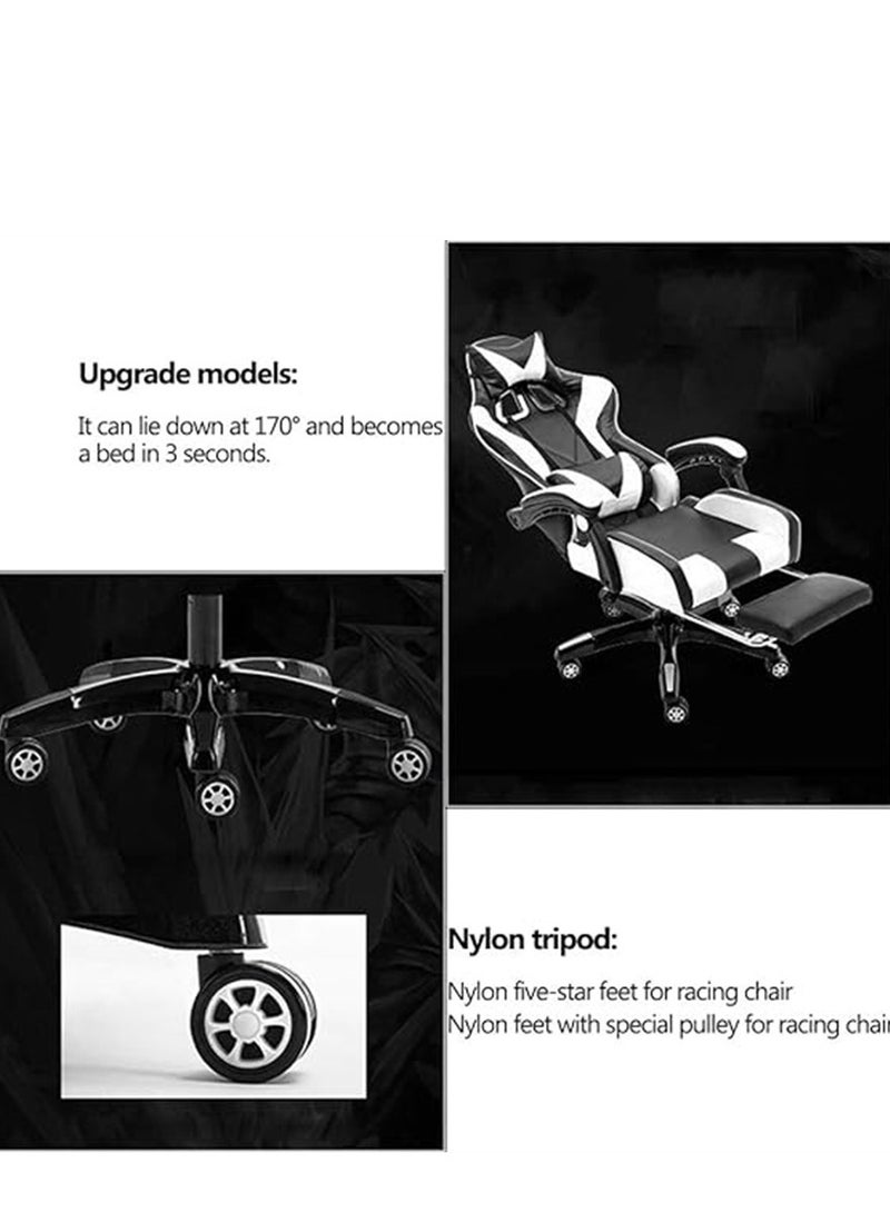 Generic Gaming Chair Video Gaming Chair High Back Ergonomic Swivel Racing Computer Chair, Task Chair Rolling Office Chair  - Image 5