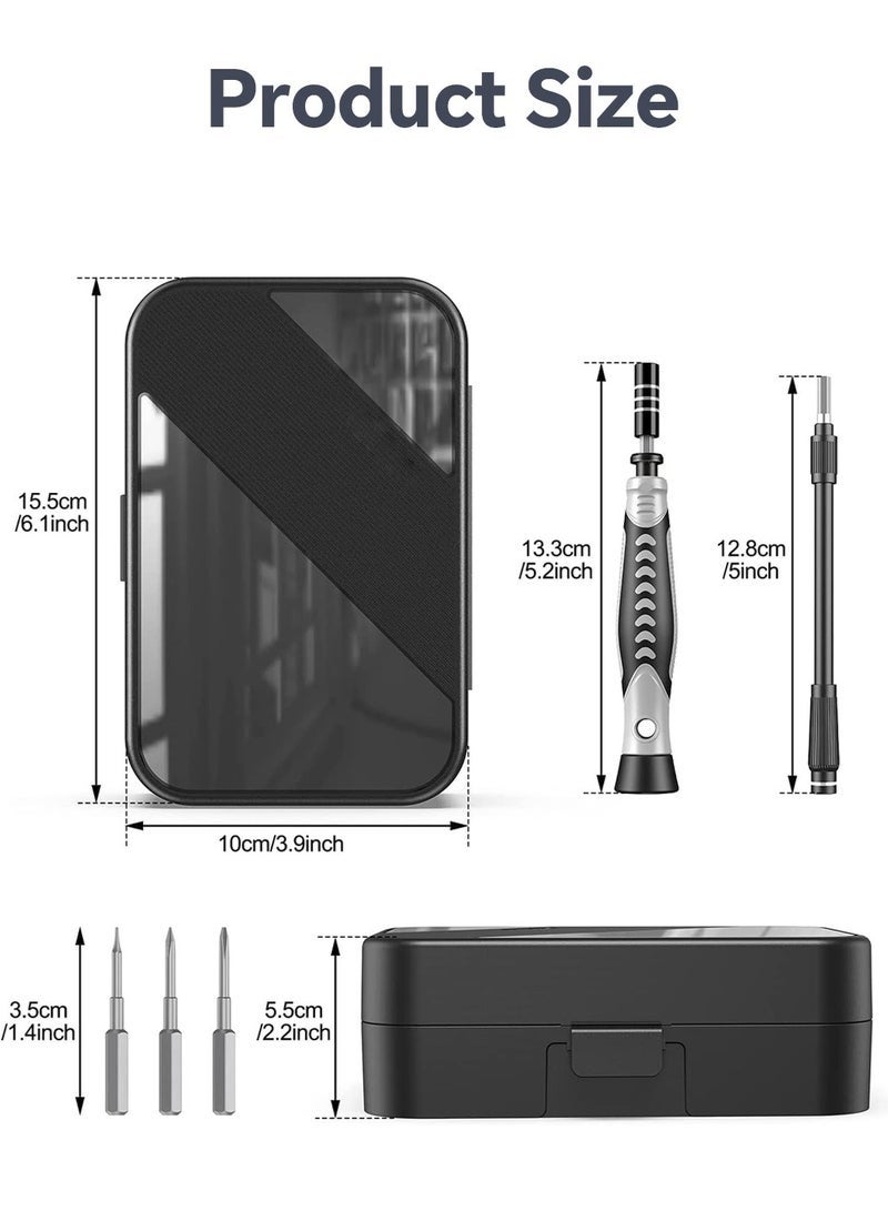 130 in 1 Small Precision Screwdriver Set, Mini Screwdriver Kit with Case, DIY Repair Tools Kit Tool Set for Phone Laptop - Image 4