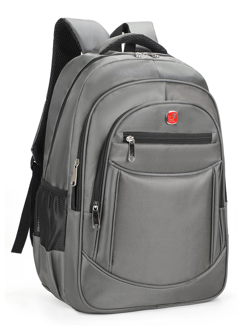 NEW TRAVEL New Travel School Backpack Fabric water proof ,size 18 inch color Grey  - Image 2