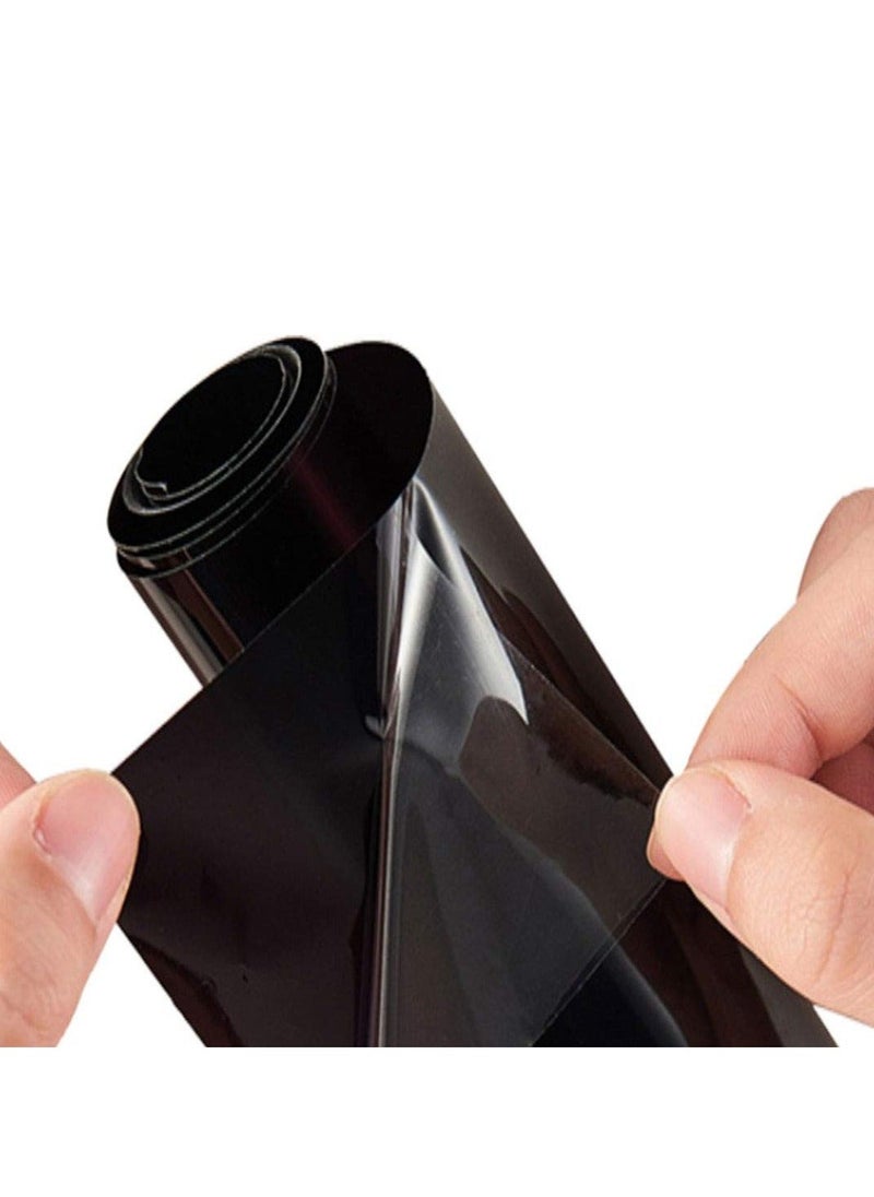 Generic - Window Tint Film, 50% VLT Professional Uncut Car Window Film, Car Packaging Sun Film Suitable For Sunscreen Heat Insulation, Car Diy, Privacy Protection 2 Roll, 1m×50cm - Image 1