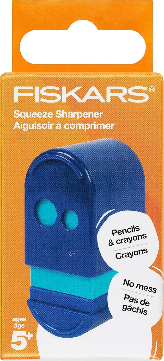 Fiskars Squeeze Sharpener Assorted Colors - Image 1