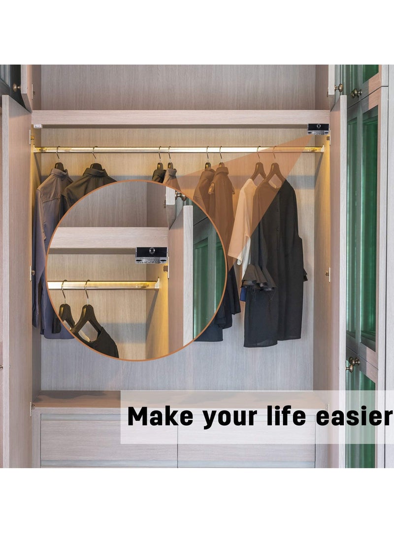 Excefore Door Button for Closet Light 12pcs Cabinet Lamp Button Automatic Door Button Touch Switch for Wardrobe Applicable - Image 5