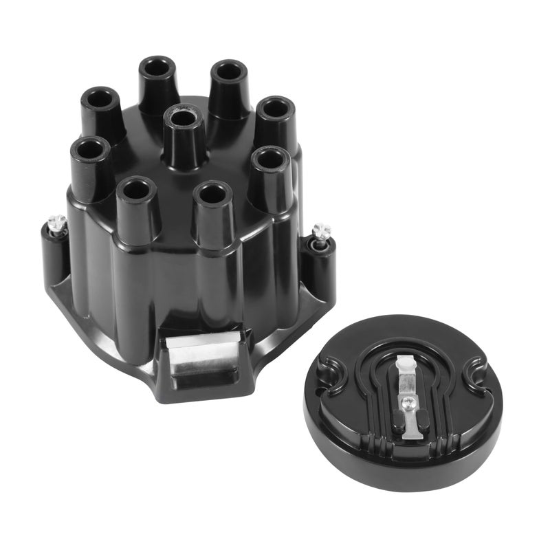 ACCEL 8124ACC Distributor Cap & Rotor Kit - Socket Style - Black - Image 1