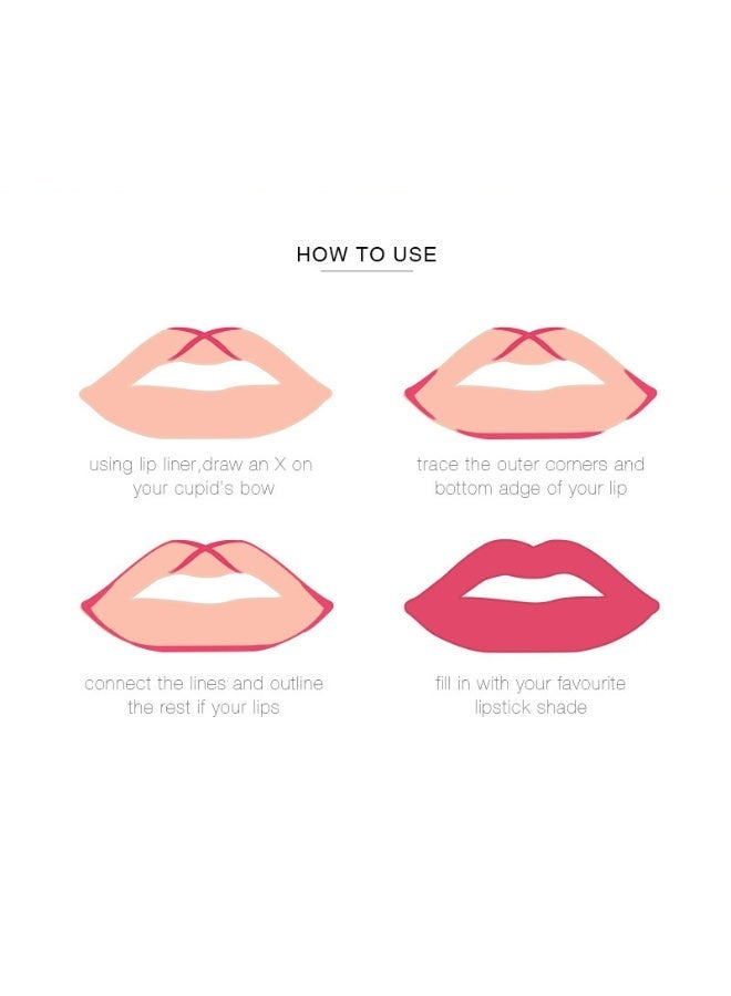 12pcs/set Matte Lip Liner & Lipstick Pencil - Long-Lasting, Non-Stick Formula in Vibrant Reds & Browns, Sulfate-Free for All Skin Types - Image 4