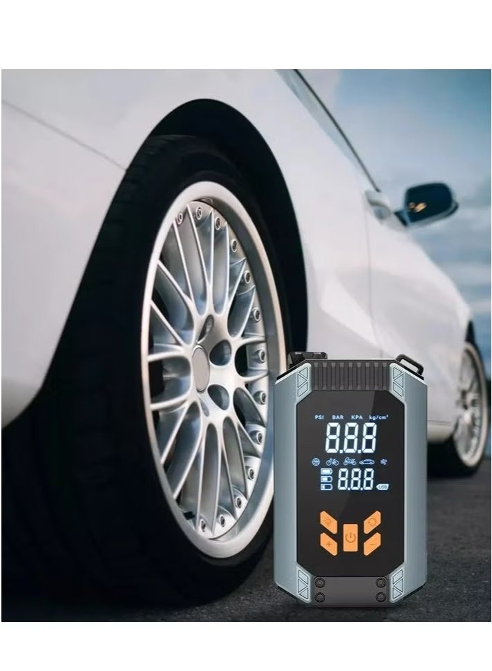 Generic Portable Car Jump Starter & Air Compressor – 12V Emergency Power Bank with Digital Display, Tire Inflator, USB & LED Light  - Image 3