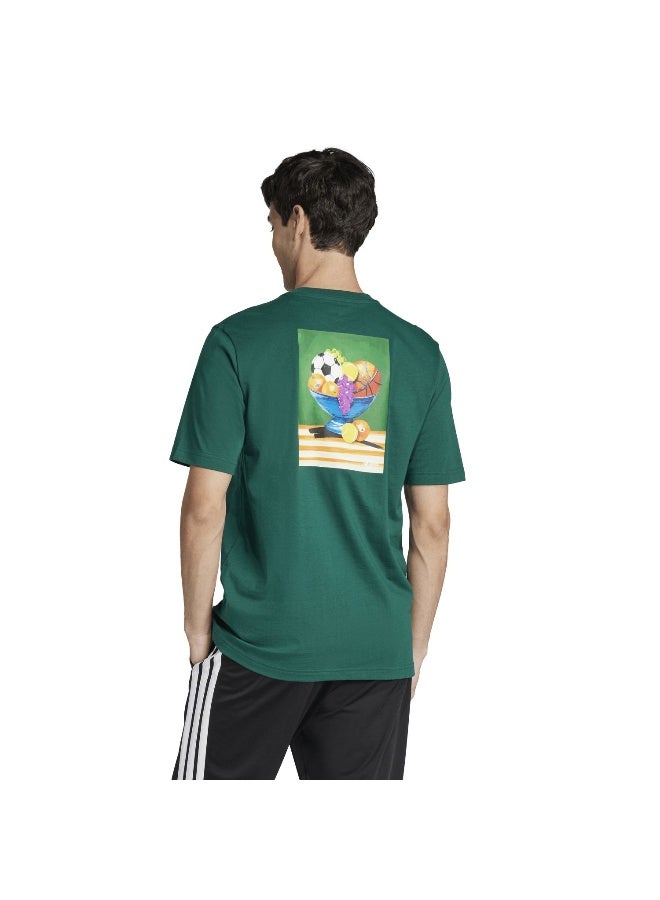 Adidas lounge still life bowl men graphic t-shirt  - Image 3