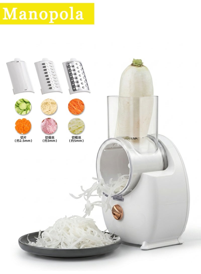 Manopola Multifunctional Electric Vegetable Chopper & Slicer - One-Touch Kitchen Roller Cutter for Potato, Onion, Fruit, Easy to Clean - Image 1