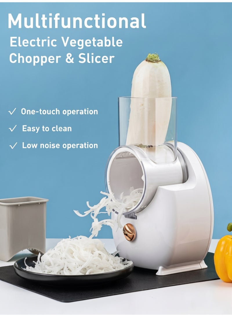 Manopola Multifunctional Electric Vegetable Chopper & Slicer - One-Touch Kitchen Roller Cutter for Potato, Onion, Fruit, Easy to Clean - Image 2