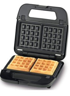 Fresh 3-in-1 Multifunctional Sandwich and Waffle Maker, 750 Watts, Black