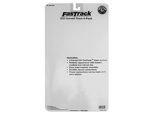 Lionel FasTrack O31 Full Curve 4 Pack, O Gauge - Image 4