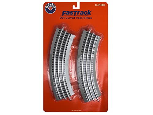 Lionel FasTrack O31 Full Curve 4 Pack, O Gauge - Image 3