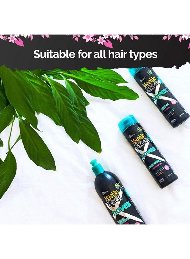 NOVEX Mystic Black Shampoo Conditioner & Hair Mask Bundle Infused With Pure 100% Natural Baobab Oil - Image 3