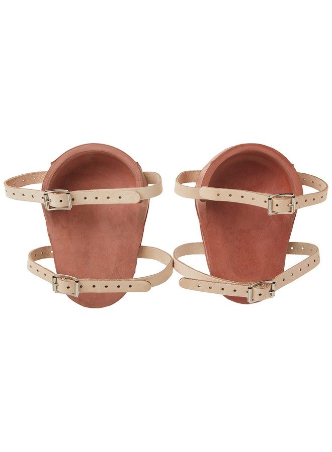 كاستم ليذركرافت وسادات ركبة مطاطية مصبوبة عالية التحمل من Custom Leathercraft CLC 318، لون بني - Image 4