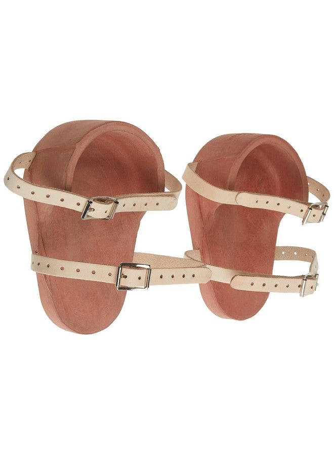 كاستم ليذركرافت وسادات ركبة مطاطية مصبوبة عالية التحمل من Custom Leathercraft CLC 318، لون بني - Image 2