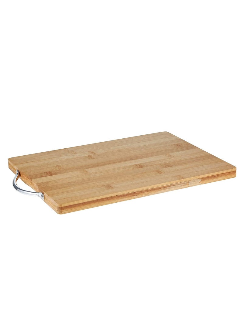 ECVV Bamboo Cutting Board, Chopping Board Kitchen, Home and Everyday use, Natural Bamboo (36x26cm) - Image 2