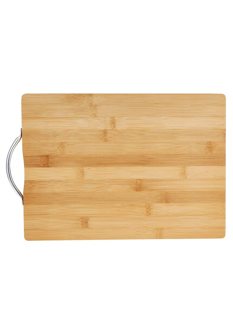 ECVV Bamboo Cutting Board, Chopping Board Kitchen, Home and Everyday use, Natural Bamboo (36x26cm) - Image 3