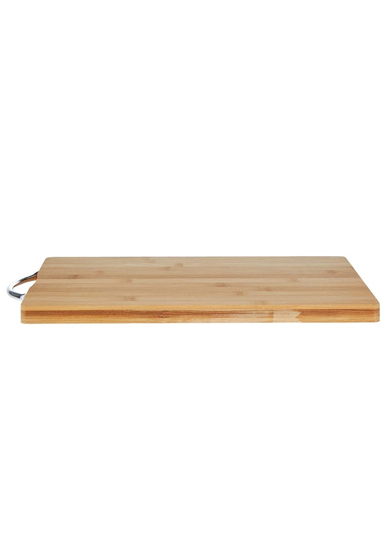 ECVV Bamboo Cutting Board, Chopping Board Kitchen, Home and Everyday use, Natural Bamboo (36x26cm) - Image 1