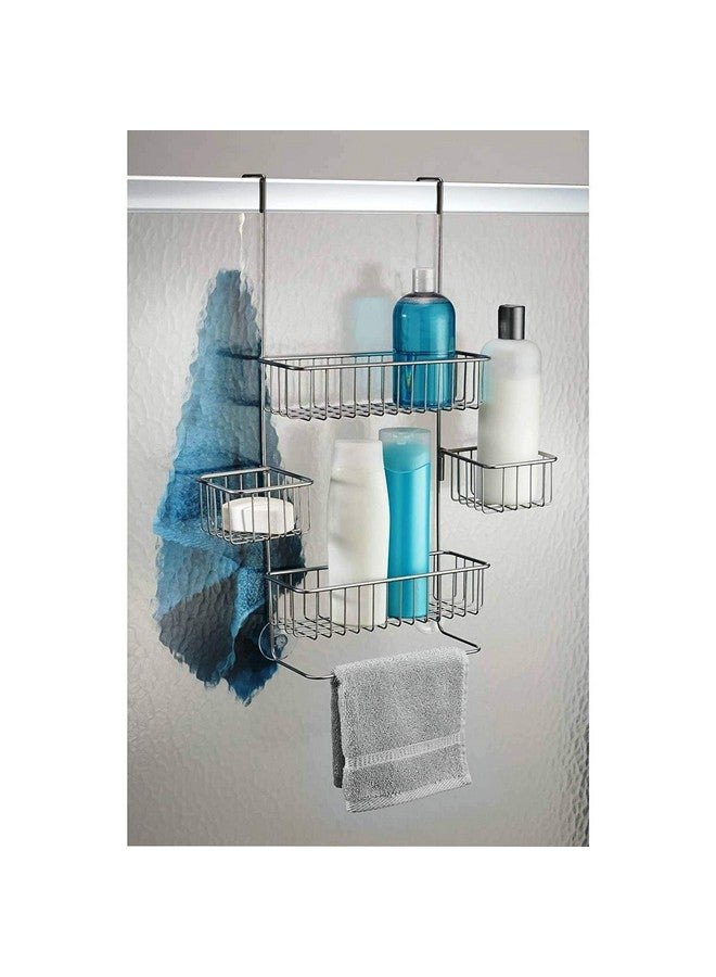 THE BESTSELLERS THE BESTSELLERS 285600 Over Door Shower Caddy - Toiletry Storage Shelves - Hanging Bathroom Organiser for Shampoo, Conditioner, Soap/Bathroom organizer - Chrome  - Image 5