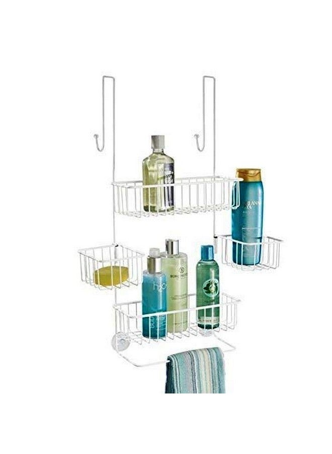 THE BESTSELLERS THE BESTSELLERS 285600 Over Door Shower Caddy - Toiletry Storage Shelves - Hanging Bathroom Organiser for Shampoo, Conditioner, Soap/Bathroom organizer - Chrome  - Image 1