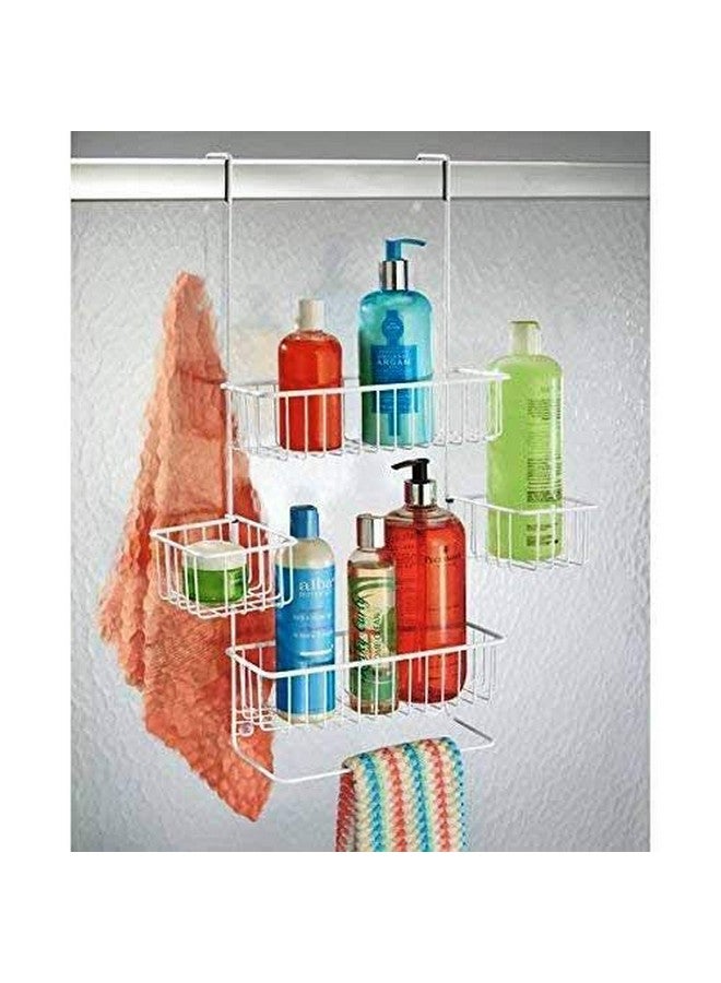 THE BESTSELLERS THE BESTSELLERS 285600 Over Door Shower Caddy - Toiletry Storage Shelves - Hanging Bathroom Organiser for Shampoo, Conditioner, Soap/Bathroom organizer - Chrome  - Image 4