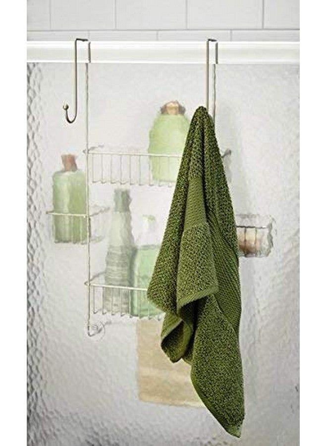 THE BESTSELLERS THE BESTSELLERS 285600 Over Door Shower Caddy - Toiletry Storage Shelves - Hanging Bathroom Organiser for Shampoo, Conditioner, Soap/Bathroom organizer - Chrome  - Image 2