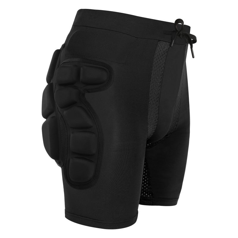 Protective Padded Shorts: Blue 62% Lycra 30% EVA 8% Spandex, Breathable Quick-Drying - Upgrade EVA Protection, Snowboard Shorts for Ski Snowboard Outdoor Sports Enthusiasts - Image 3