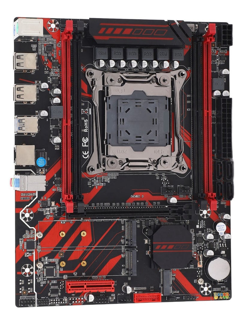 X99 LGA 2011 V3 Motherboard with RTL8111G Gigabit LAN Card 4 Channel DDR4 Dual M.2 Slots Micro ATX Motherboard  - Image 1