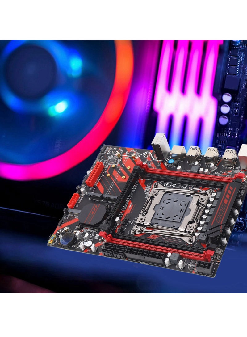 X99 LGA 2011 V3 Motherboard with RTL8111G Gigabit LAN Card 4 Channel DDR4 Dual M.2 Slots Micro ATX Motherboard  - Image 5