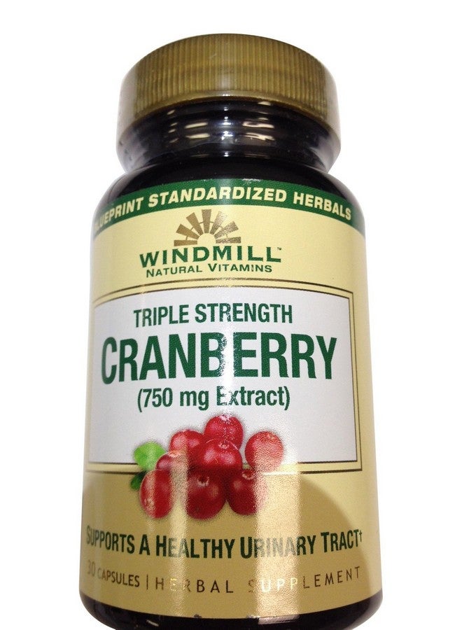 WINDMILL Vitamins Cranberry 750 Mg Caps 30's Windmill