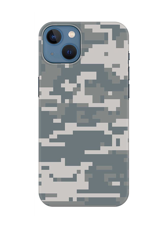Stylizedd Case for iPhone 15 Plus Slim Snap Classic Series Mobile Cover Hard PC Shield Matte Finish Phone CasePrint - Digital Camo  - Image 1