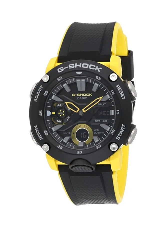 كاسيو Casio G-Shock Men's Analog-Digital Quartz Watch GA-2000-1A9DR - Image 1