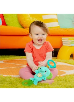 Bright Starts Bright Starts Tug Tunes On-The-Go Toy for Stroller and Carriers - Elephant - Unisex, Newborn +  - Image 4