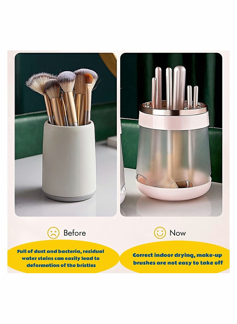 Stylish Makeup Brush Organizer with Protective Cover - Image 5