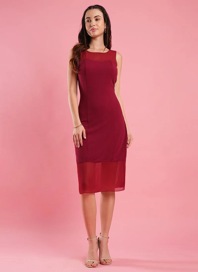 globus Globus Women Georgette Sheath Party Dress