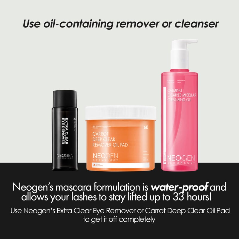 DERMALOGY by NEOGENLAB [K-Beauty] Neogen Dermalogy Extra Volume Curl Metal Mascara (Volume, Black-Refill) - Image 2