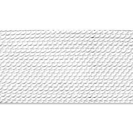 Griffin 1mm Thick Silk Cord White Size 10 - Image 1