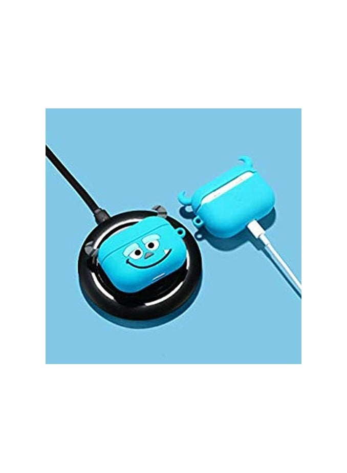 Silicone protective cover with cartoon design, compatible with AirPods Pro, protective cover for AirPods Pro - Image 3