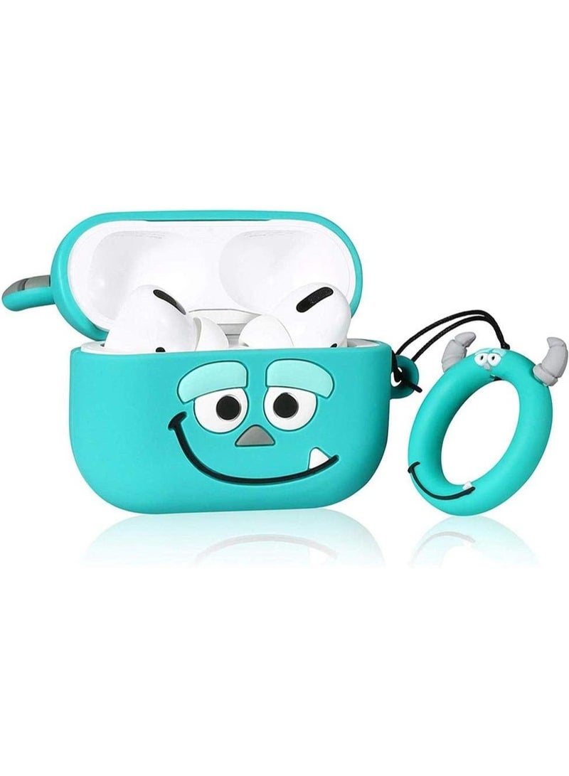 Silicone protective cover with cartoon design, compatible with AirPods Pro, protective cover for AirPods Pro - Image 4