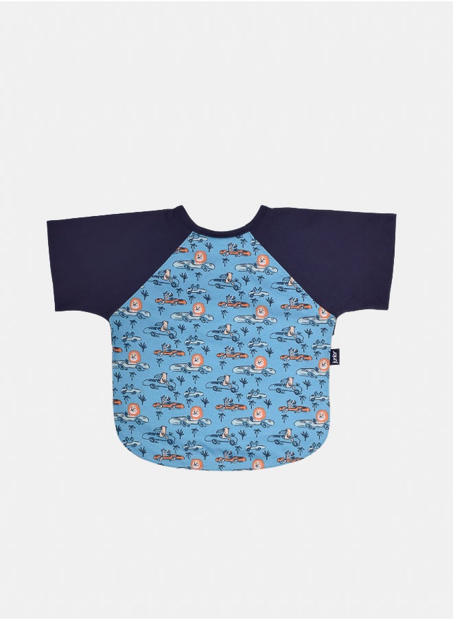 Junior Baby Boys Printed Shirt Bib  - Image 1