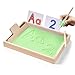 MORITECK Montessori Sand Tray for KidsWriting Play Sand Tray with Lid for Classroom Practice Writing Letters and Numbers - Image 2
