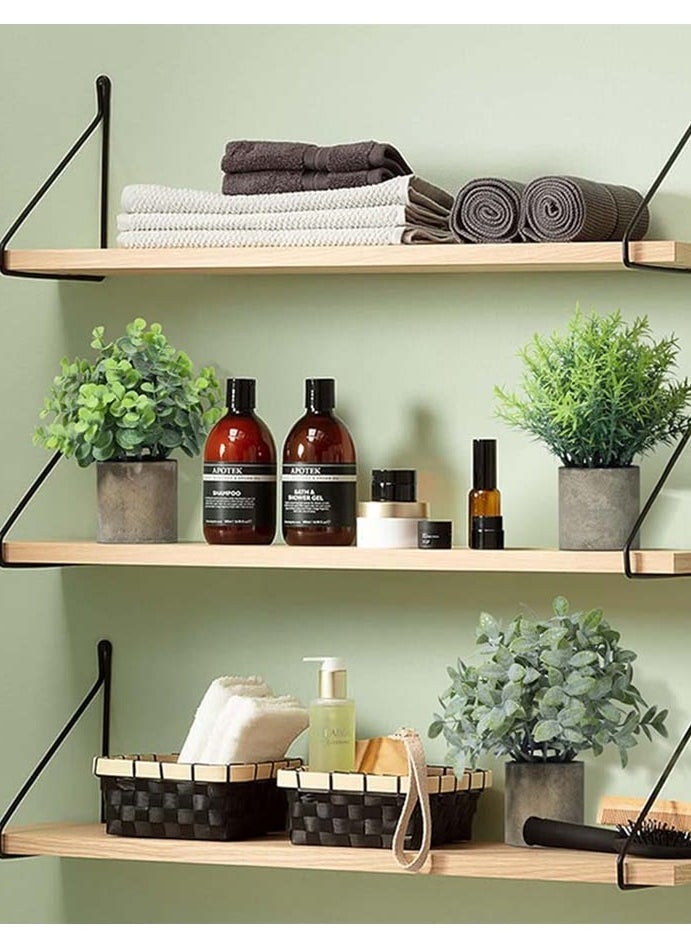YIM-VIBEHAUS Small Artificial Plants(3PCS), Artificial Potted Plants, Plastic Fake Green Plants for Home Office Desk Bathroom Decoration  - Image 5