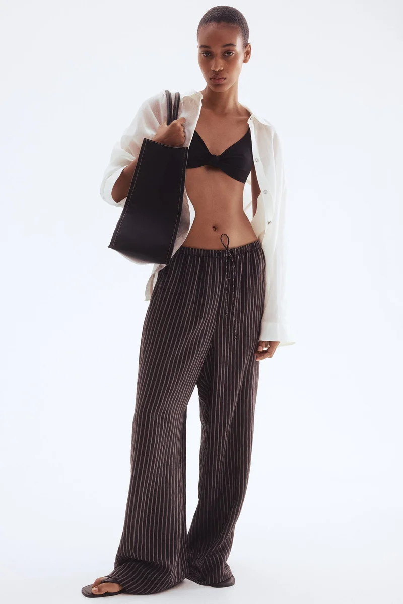 H&M Wide drawstring trousers