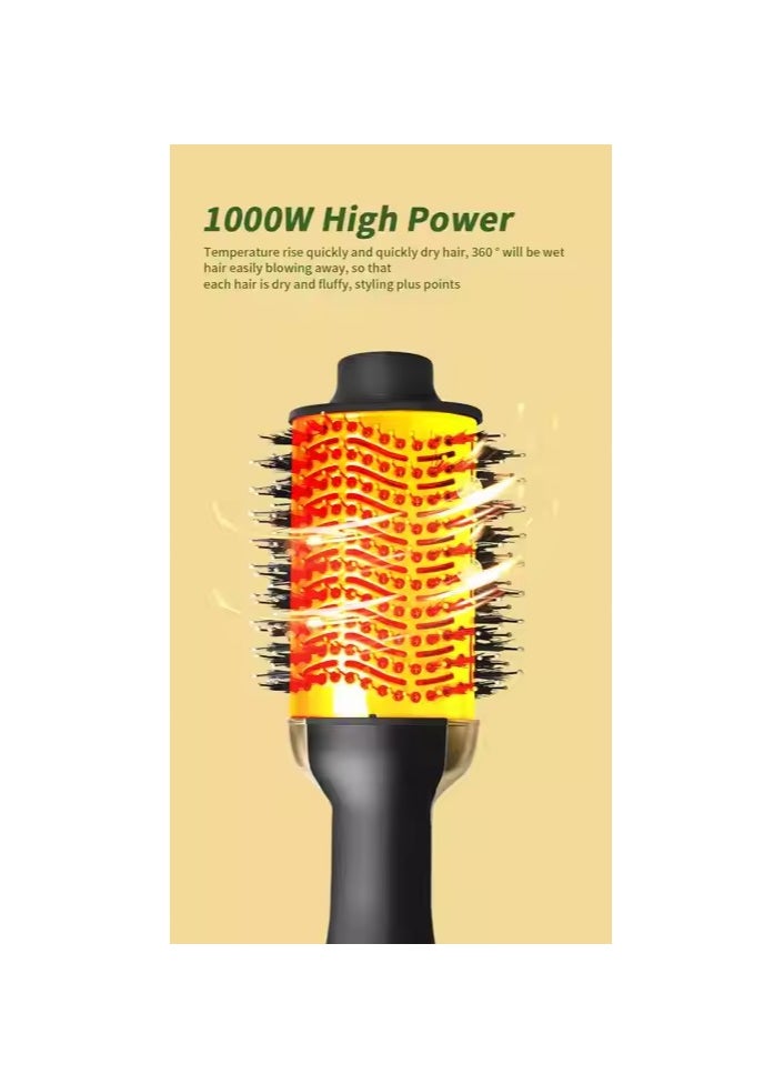 KIIUMI - Hot Air Brush, Hot Brush Curling Iron, Hot Air Styler, New Hair Styler, Hair Styler Volumising Brush for Straightening & Curling - Image 1