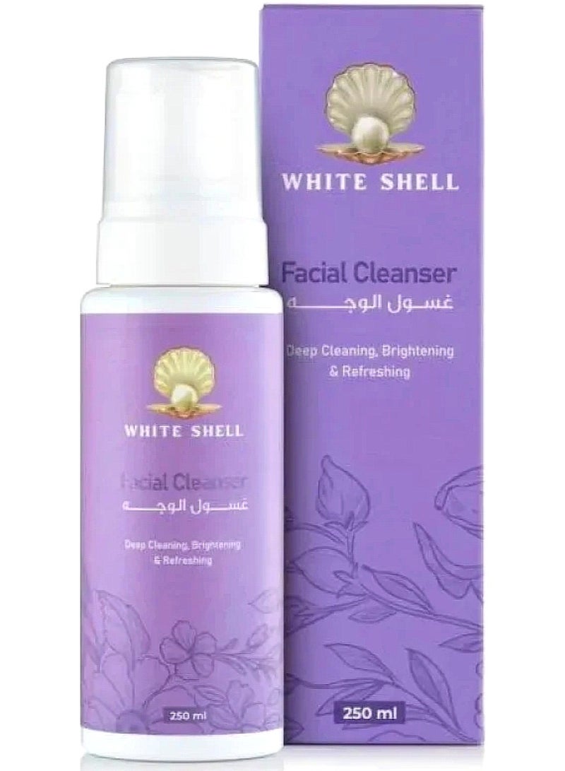 White Shell Face Wash - 250ml - Image 1