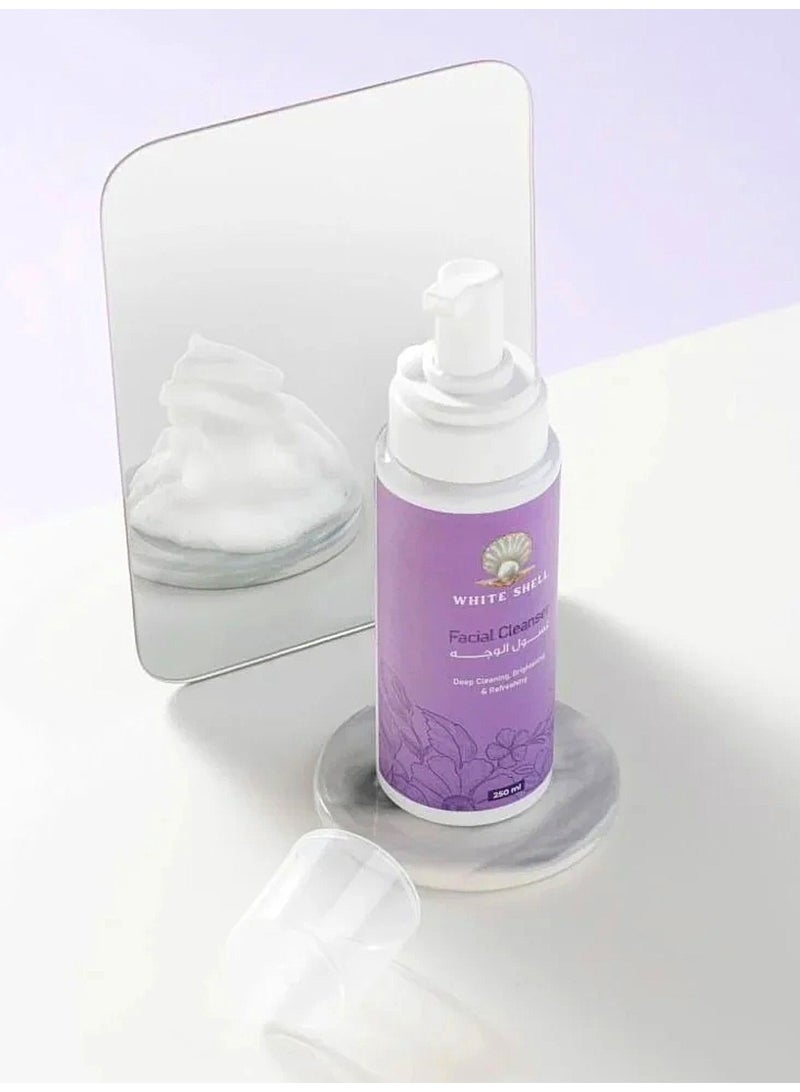 White Shell Face Wash - 250ml - Image 4