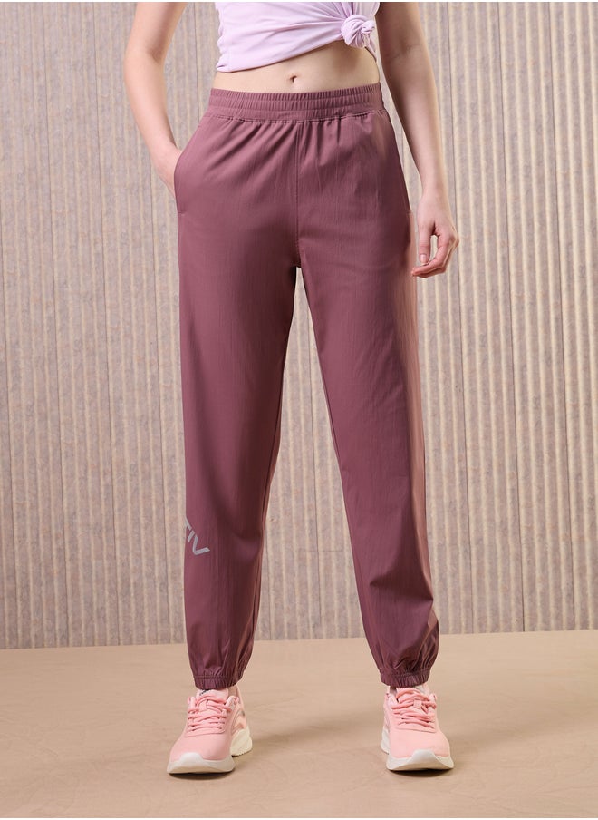 Technosport Women Solid 2-Way Stretch Joggers  - Image 3