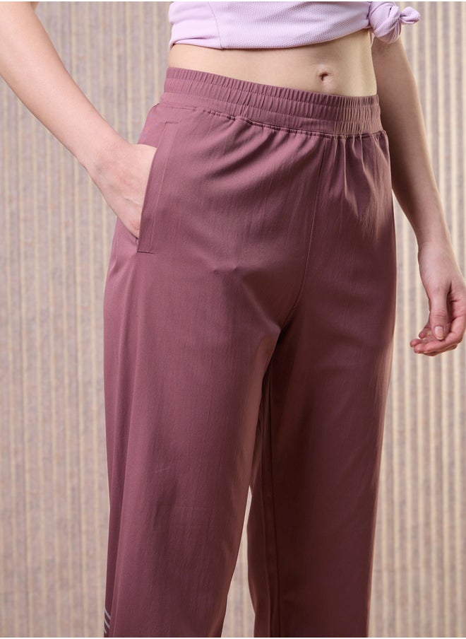 Technosport Women Solid 2-Way Stretch Joggers  - Image 4