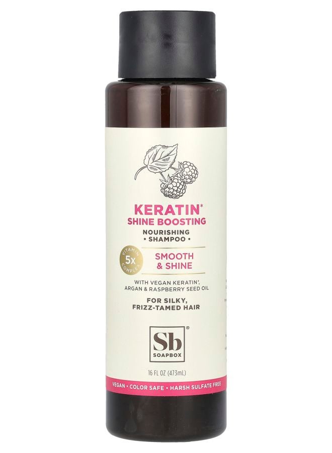 Nourishing Shampoo Keratin Shine Boosting For Silky Frizz-Tamed Hair 16 fl oz (473 ml)