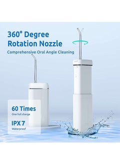 Water Flosser Oral Irrigator Water Teeth Cleaner Pick, Telescopic Water Tank,  IPX7 Waterproof - pzsku/Z2DEBD9AF8DA8FF243FD0Z/45/_/1728641835/d1b25563-7b29-4268-94f0-ae55a8e0fe0d