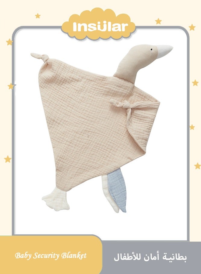 انسولار بطانية أطفال معزولة من القطن الموسلين العضوي للأولاد والبنات، بطانية أمان للأطفال الرضع، منشفة ناعمة ومسامية لحديثي الولادة والرضع (كاكي) - Image 1